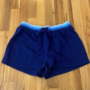 Sundown Girls Blue Cotton Shorts Size S